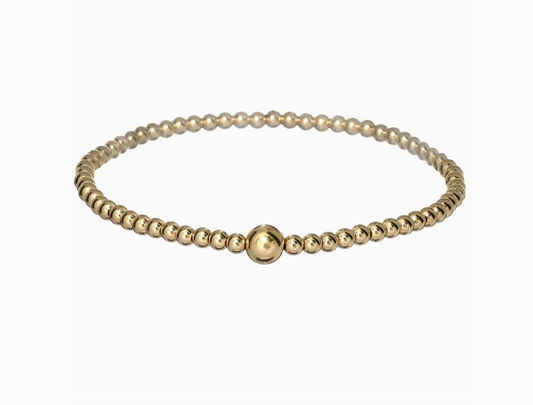 "Olivia" Anti-Tarnish Stretchy Bead Bracelet